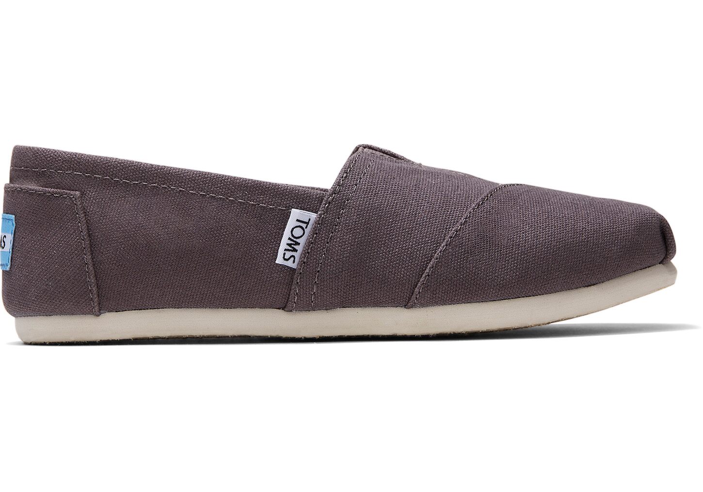 Toms Classics Canvas - Womens Slip Ons - Grey - NZ - 357069ZVR